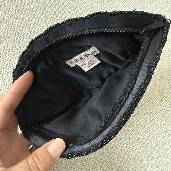 VTG Multi-Color Beaded Shell Clutch Neiman Marcus 20s Art Deco Scalloped Evening - Picture 4 of 9